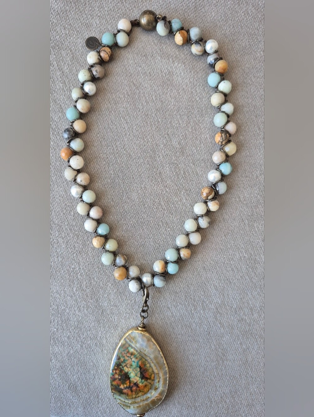 Pastel Multi-Bead Pendant Necklace - Women Jewelry
